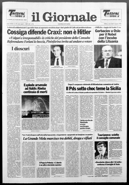 Il giornale : quotidiano del mattino